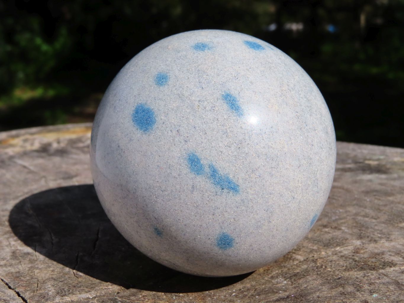 Polished Blue Spotted Spinel Spheres x 6 From Madagascar - TopRock