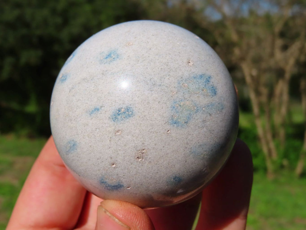 Polished Blue Spotted Spinel Spheres x 6 From Madagascar - TopRock