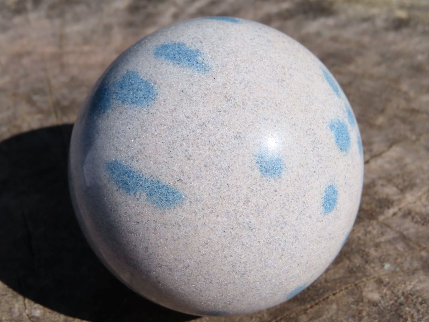 Polished Blue Spotted Spinel Spheres x 6 From Madagascar - TopRock