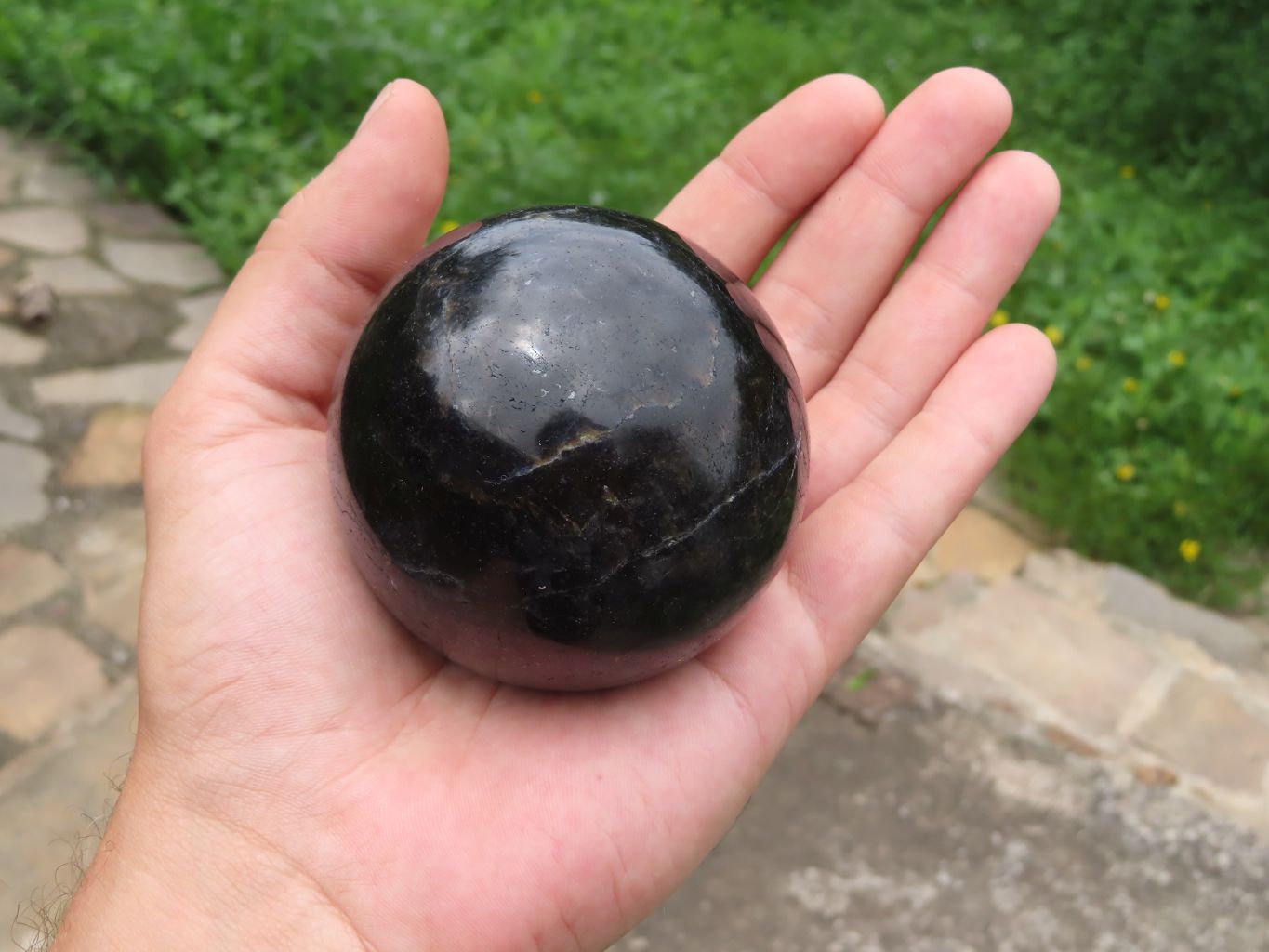 Polished Iolite Water Sapphire Spheres x 3 From Madagascar - TopRock