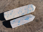 Polished Blue Spotted Spinel Crystal Points x 3 From Madagascar - TopRock