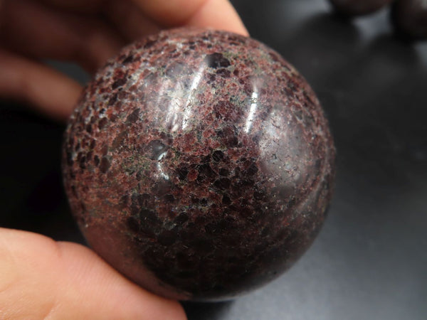 Polished Garnet Spheres x 4 From Madagascar - TopRock