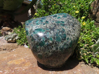 Polished Emeralds In Matrix Free Form x 1 From Sandawana, Zimbabwe - TopRock