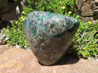 Polished Emeralds In Matrix Free Form x 1 From Sandawana, Zimbabwe - TopRock