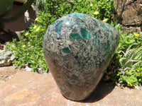 Polished Emeralds In Matrix Free Form x 1 From Sandawana, Zimbabwe - TopRock