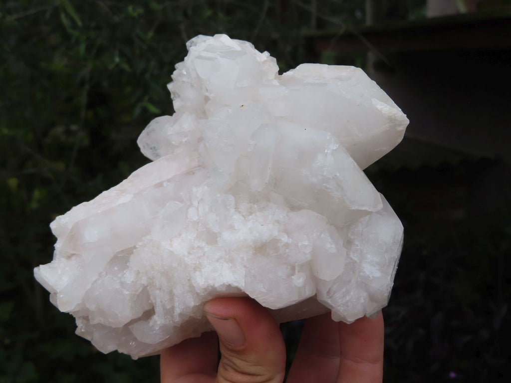 Natural Multi Terminated & Self Healed Quartz Clusters x 2 From Madagascar - TopRock