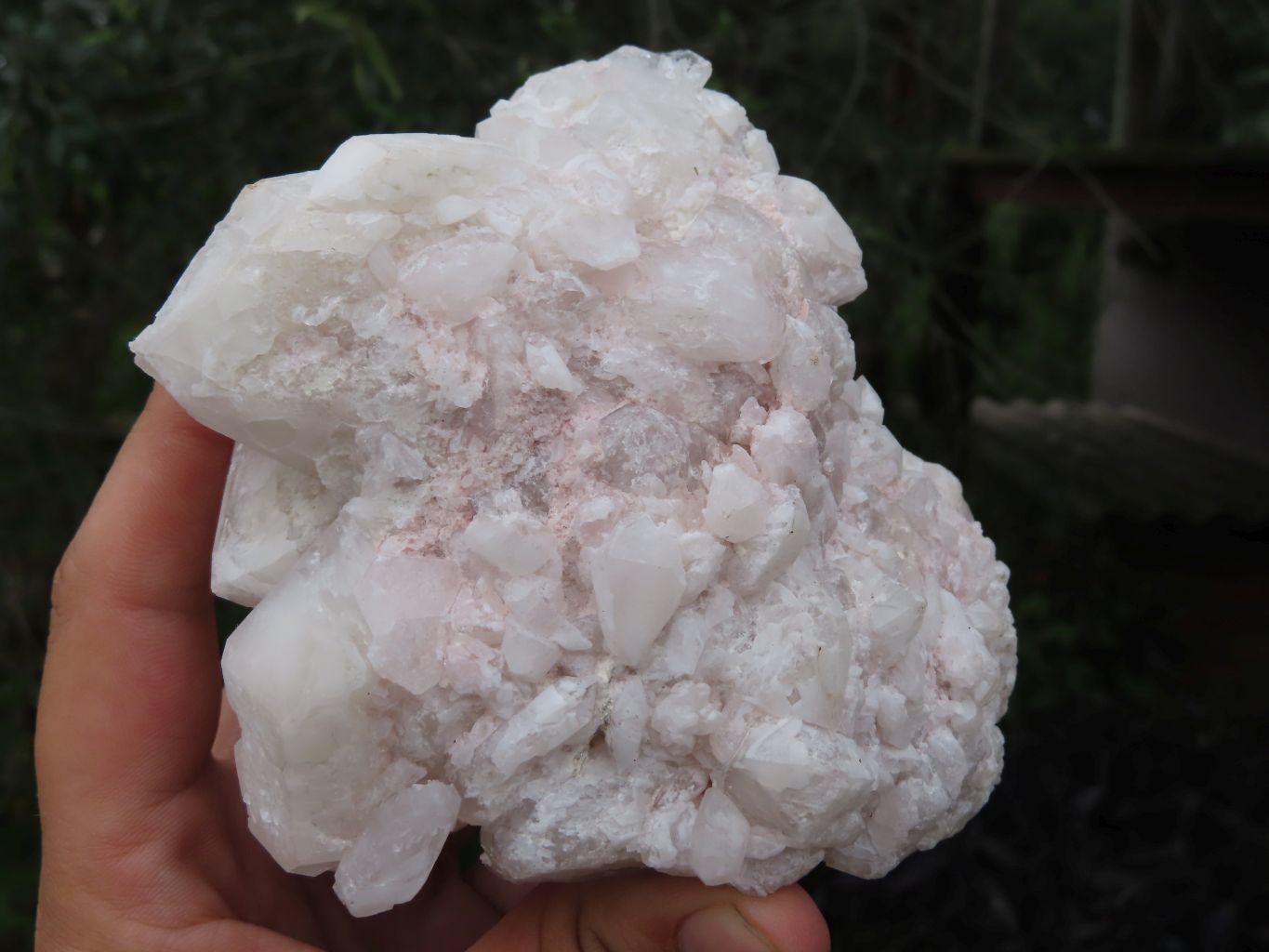 Natural Multi Terminated & Self Healed Quartz Clusters x 2 From Madagascar - TopRock