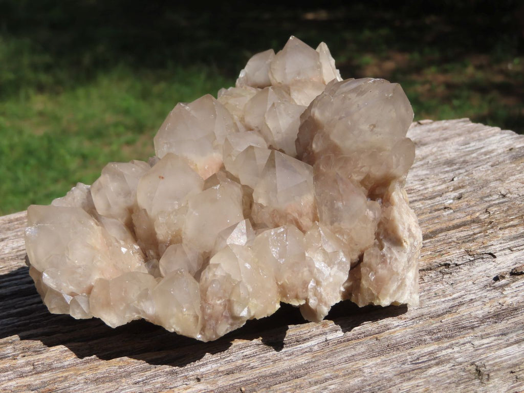 Natural Smokey Cascading Phantom Quartz Cluster x 1 From Luena, Congo - TopRock