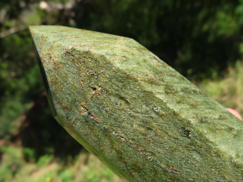 Polished Banded Green Fuchsite Crystal Points x 3 From Madagascar - TopRock