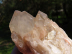 Natural Smokey Phantom Quartz Clusters x 2 From Lwena, Congo - TopRock