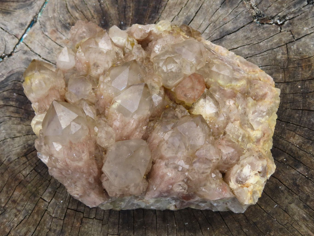 Natural Smokey Phantom Quartz Cluster x 1 From Lwena, Congo - TopRock