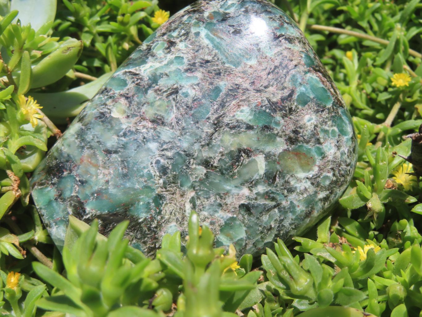 Polished Green Emerald in Matrix Standing Free Forms x 2 From Zimbabwe - TopRock
