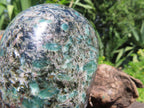 Polished Green Emerald in Matrix Standing Free Forms x 2 From Zimbabwe - TopRock