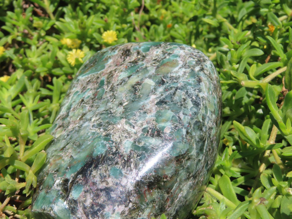 Polished Green Emerald in Matrix Standing Free Forms x 2 From Zimbabwe - TopRock