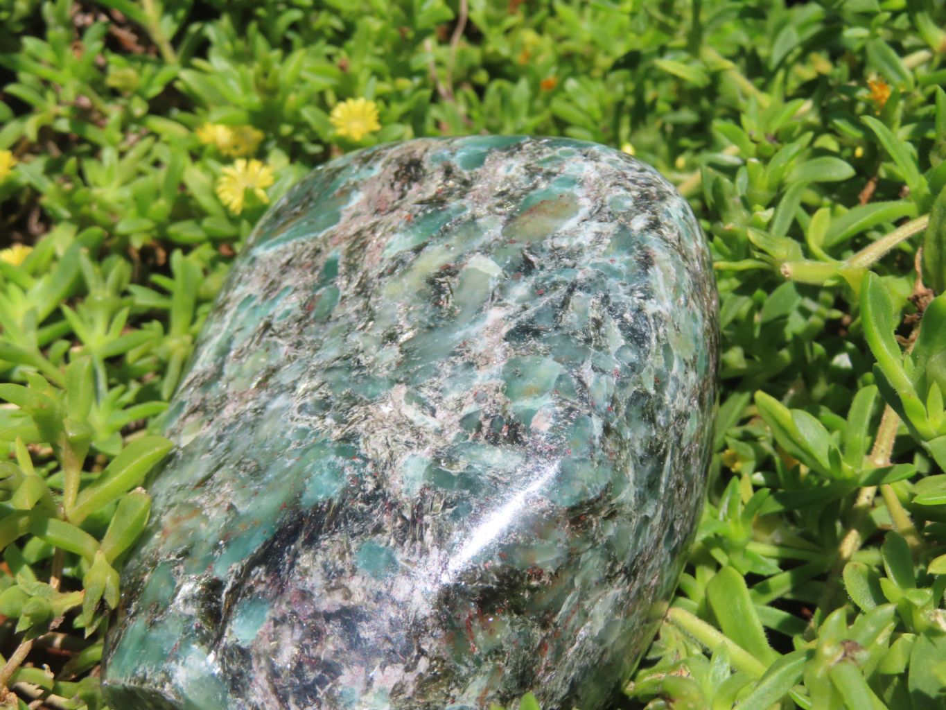 Polished Green Emerald in Matrix Standing Free Forms x 2 From Zimbabwe - TopRock
