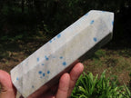 Polished Blue Spotted Spinel Crystal Points x 2 From Madagascar - TopRock