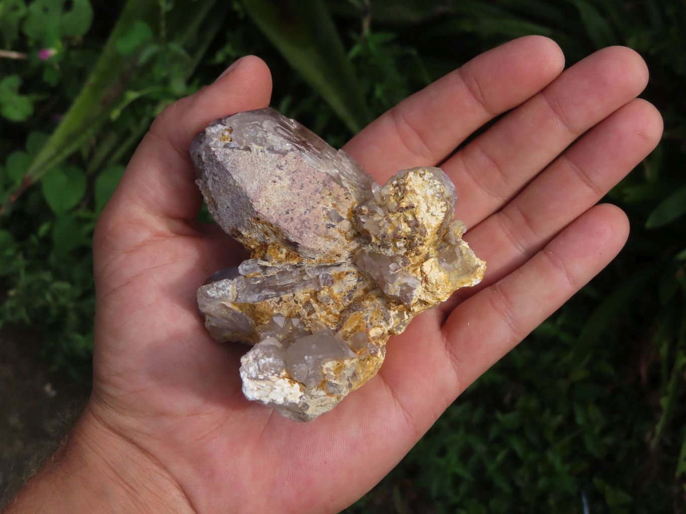 Natural Red Hematoid Phantom Quartz Crystals x 8 From Zimbabwe - TopRock