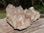Natural Smokey Cascading Phantom Quartz Cluster x 1 From Luena, Congo - TopRock