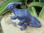 Polished Lepidolite Dinosaur Carving x 1 From Zimbabwe - TopRock