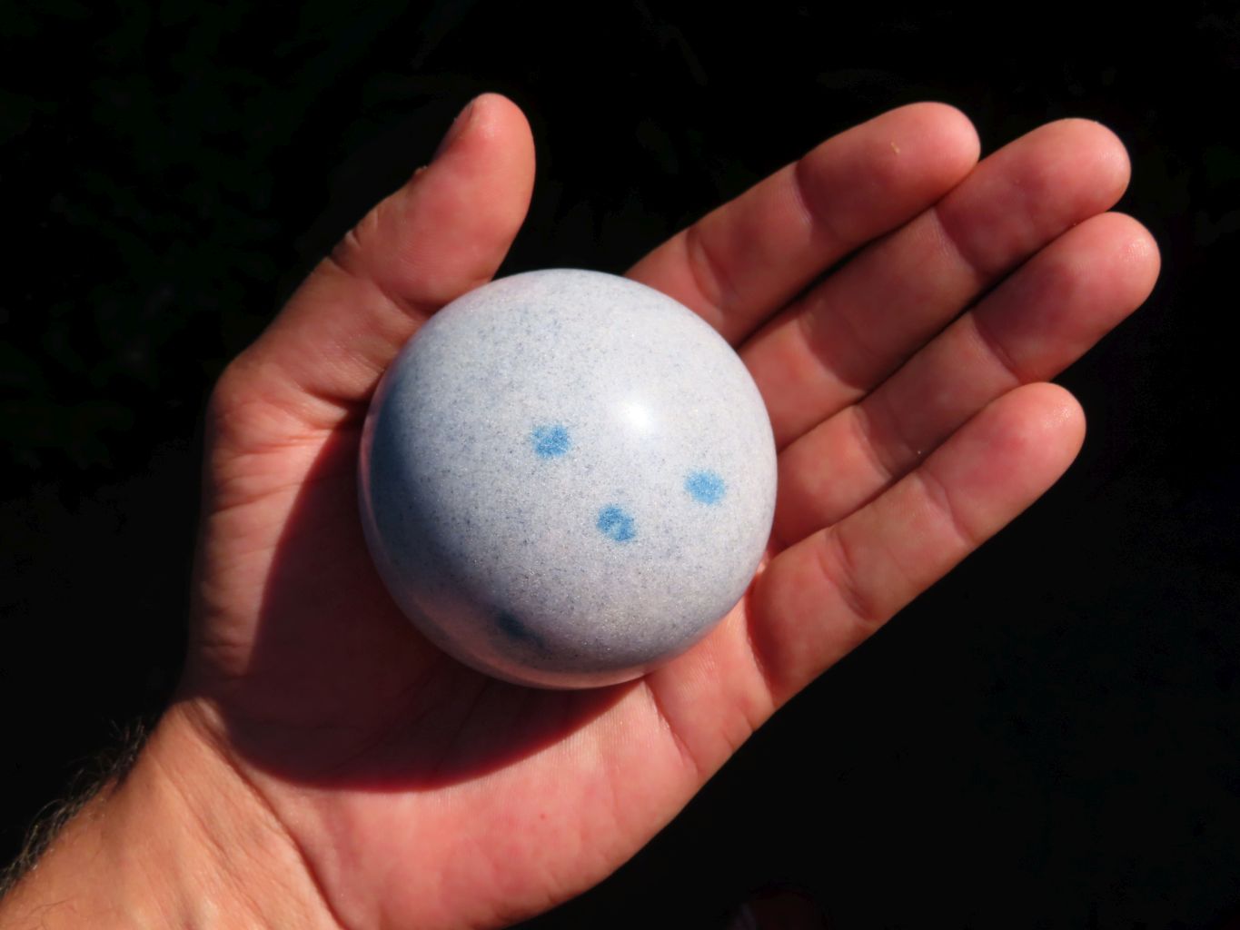 Polished Blue Spotted Spinel Spheres x 6 From Madagascar - TopRock