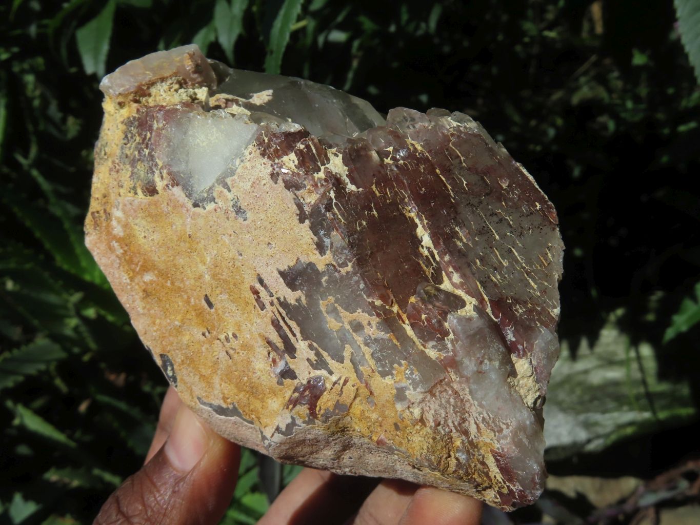 Natural Red Phantom Quartz Crystals  x 2 From Zimbabwe - TopRock
