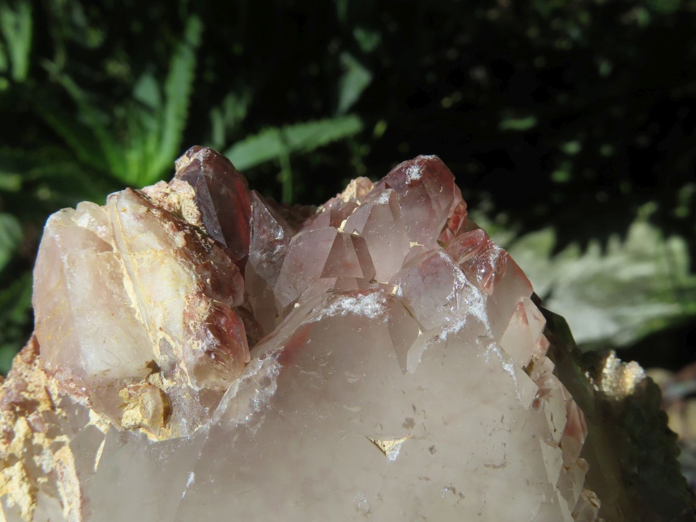 Natural Red Phantom Quartz Crystals  x 2 From Zimbabwe - TopRock