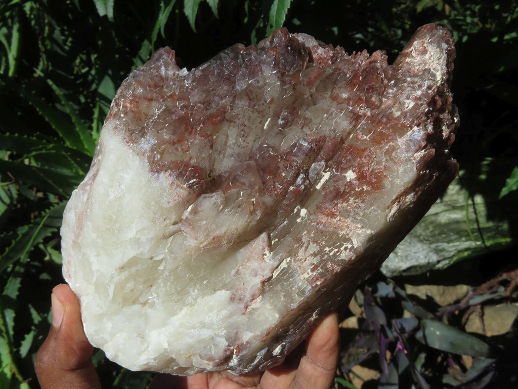 Natural Red Phantom Quartz Crystals  x 2 From Zimbabwe - TopRock