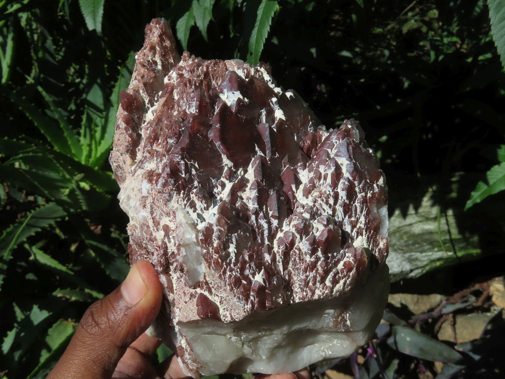 Natural Red Phantom Quartz Crystals  x 2 From Zimbabwe - TopRock