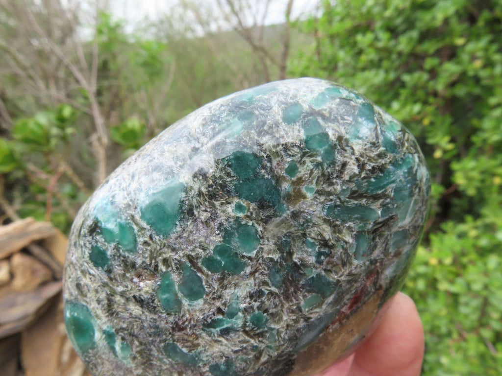 Polished Emeralds In Matrix Free Forms x 2 From Sandawana, Zimbabwe - TopRock
