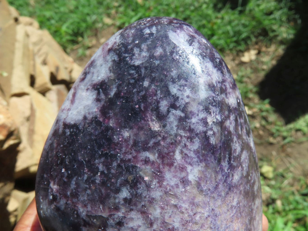 Polished Gem Lithium Mica Lepidolite Display Free Forms x 2 From Zimbabwe - TopRock