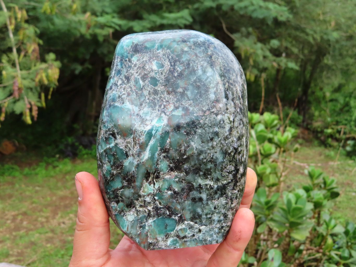 Polished Emeralds in Matrix Standing Free Form x 1 From Zimbabwe - TopRock