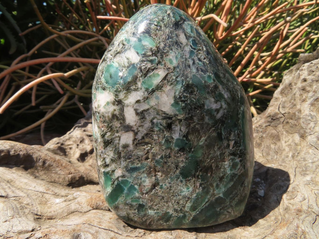 Polished Emeralds In Matrix Free Forms x 2 From Sandawana, Zimbabwe - TopRock
