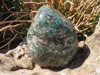Polished Emeralds In Matrix Free Forms x 2 From Sandawana, Zimbabwe - TopRock