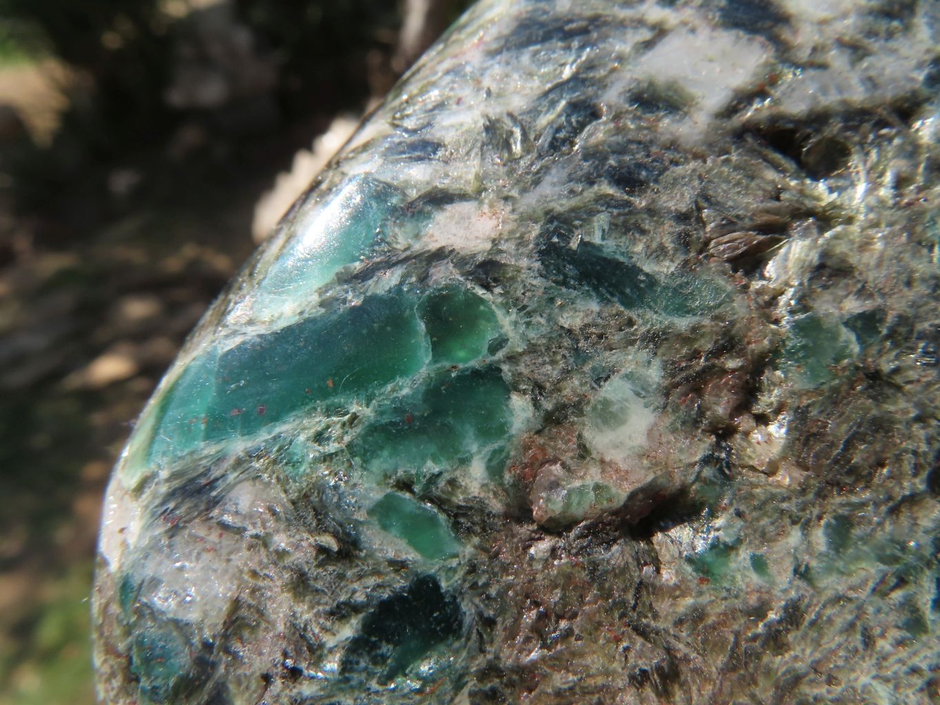 Polished Emeralds In Matrix Free Forms x 2 From Sandawana, Zimbabwe - TopRock