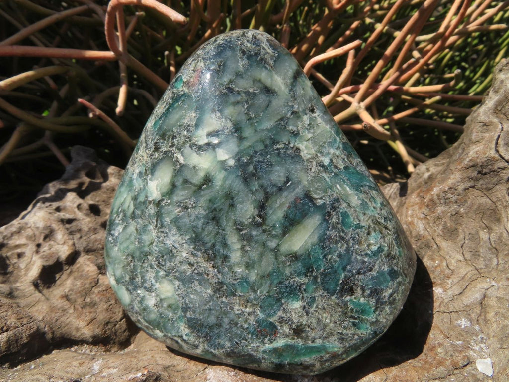 Polished Emeralds In Matrix Free Forms x 2 From Sandawana, Zimbabwe - TopRock