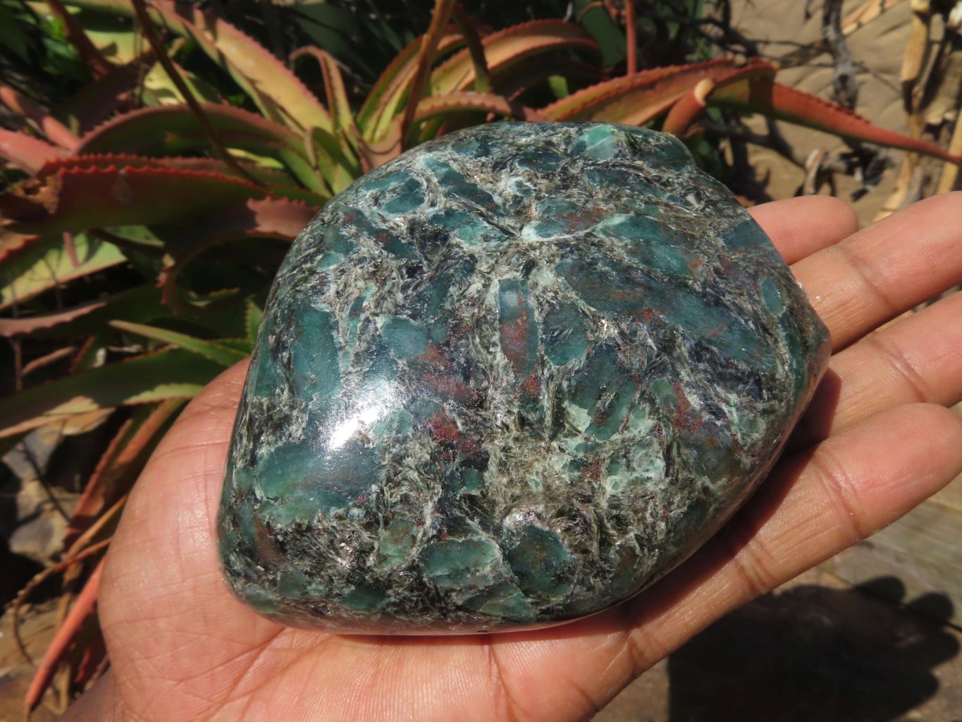 Polished Emeralds In Matrix Free Forms x 2 From Sandawana, Zimbabwe - TopRock