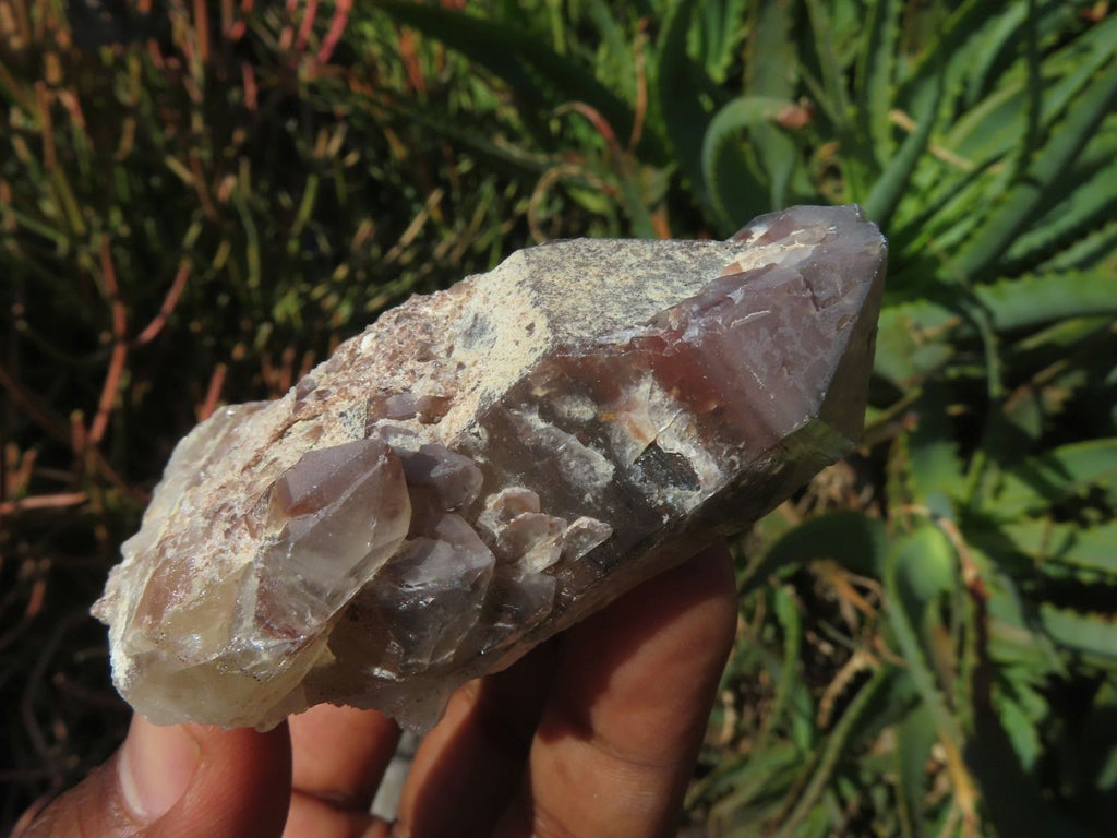 Natural Red Hematoid Quartz Crystals  x 12 From Zimbabwe - TopRock