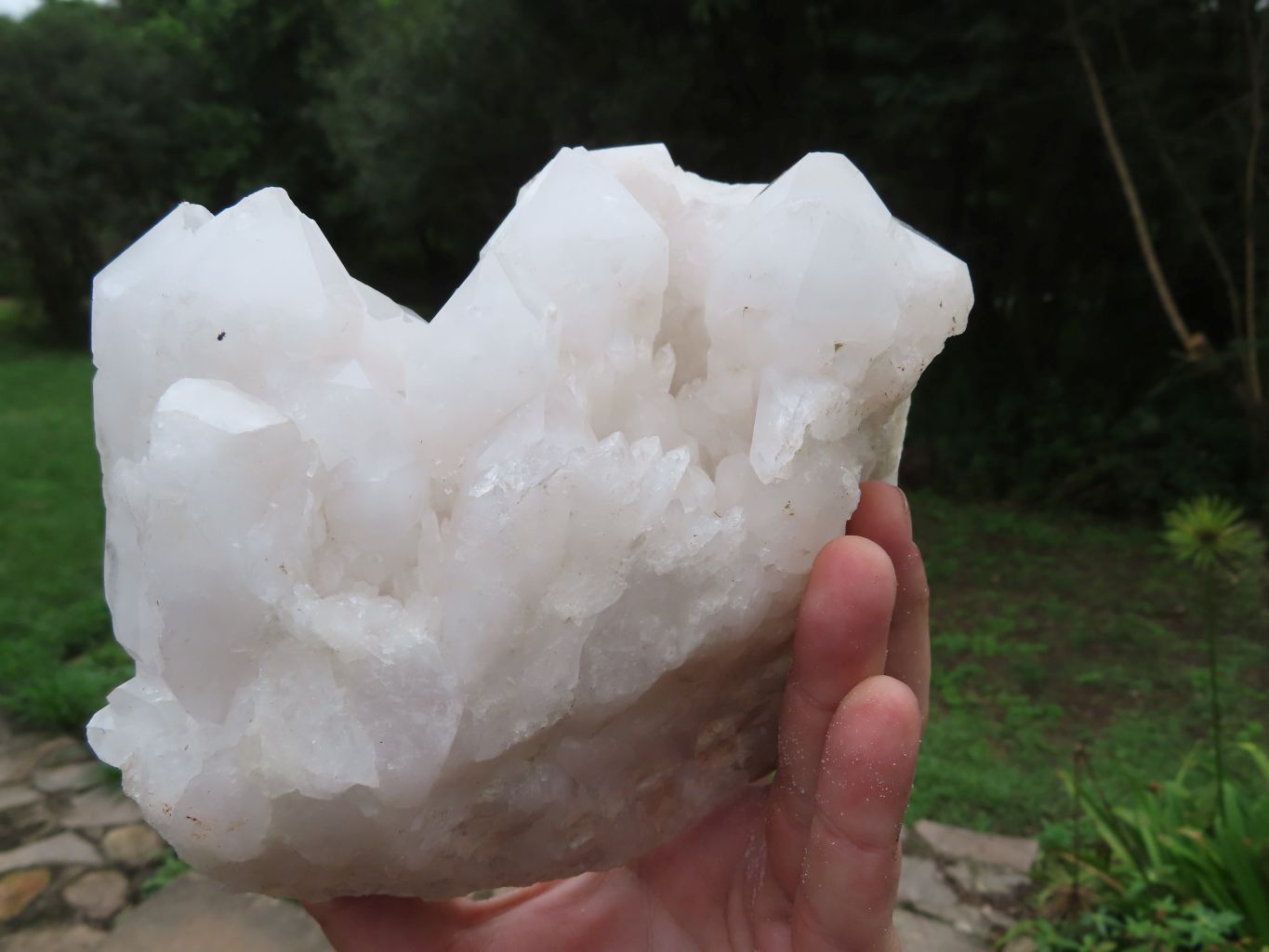 Natural Mixed Malagasy Quartz Cluster x 1 From Madagascar - TopRock