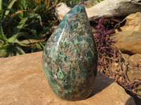 Polished Emeralds In Matrix Free Forms x 6 From Sandawana, Zimbabwe - TopRock