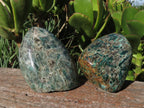 Polished Emeralds In Matrix Free Forms x 2 From Sandawana, Zimbabwe - TopRock