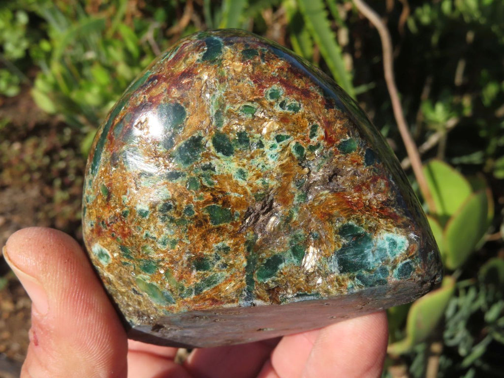 Polished Emeralds In Matrix Free Forms x 2 From Sandawana, Zimbabwe - TopRock