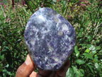 Polished Gem Lithium Mica Lepidolite Display Free Forms x 3 From Zimbabwe - TopRock