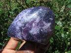 Polished Gem Lithium Mica Lepidolite Display Free Forms x 3 From Zimbabwe - TopRock
