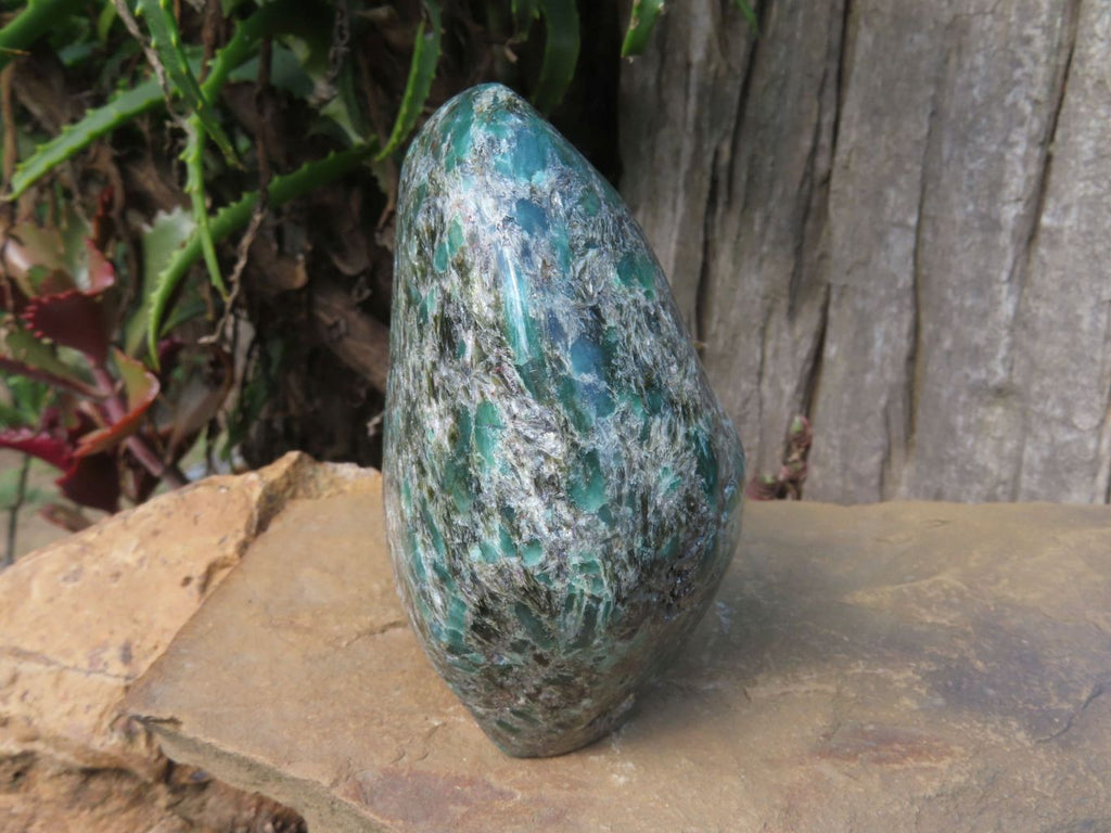 Polished Emeralds In Matrix Free Form x 1 From Zimbabwe - TopRock