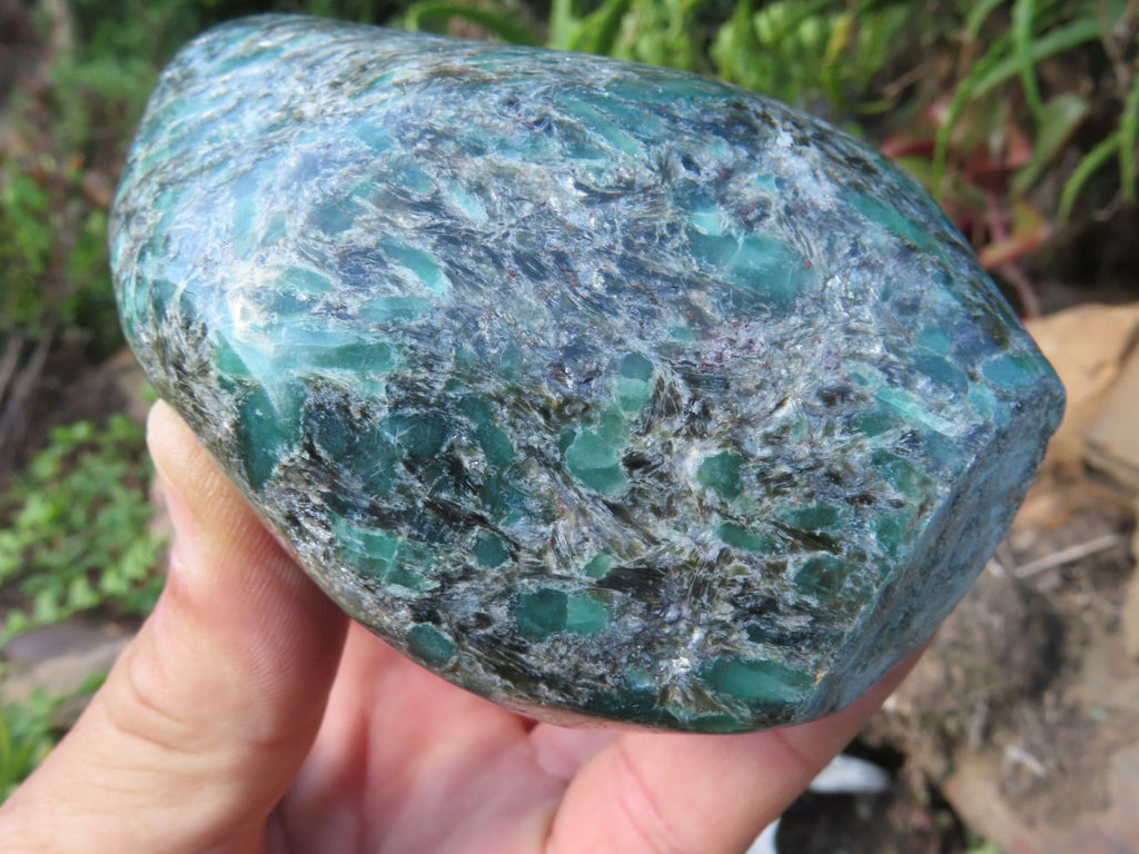Polished Emeralds In Matrix Free Form x 1 From Zimbabwe - TopRock