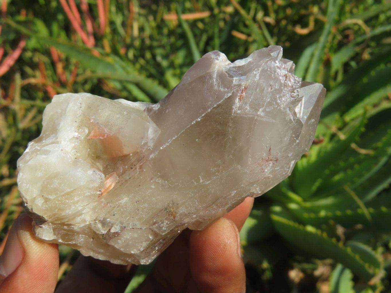 Natural Red Hematoid Phantom Quartz Clusters x 12 From Karoi, Zimbabwe - TopRock