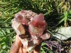 Natural Red Hematoid Quartz Clusters x 3 From Karoi, Zimbabwe - TopRock