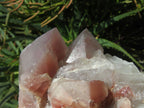Natural Red Hematoid Quartz Clusters x 3 From Karoi, Zimbabwe - TopRock