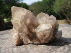 Natural Smokey Cascading Phantom Quartz Clusters x 6 From Luena, Congo - TopRock