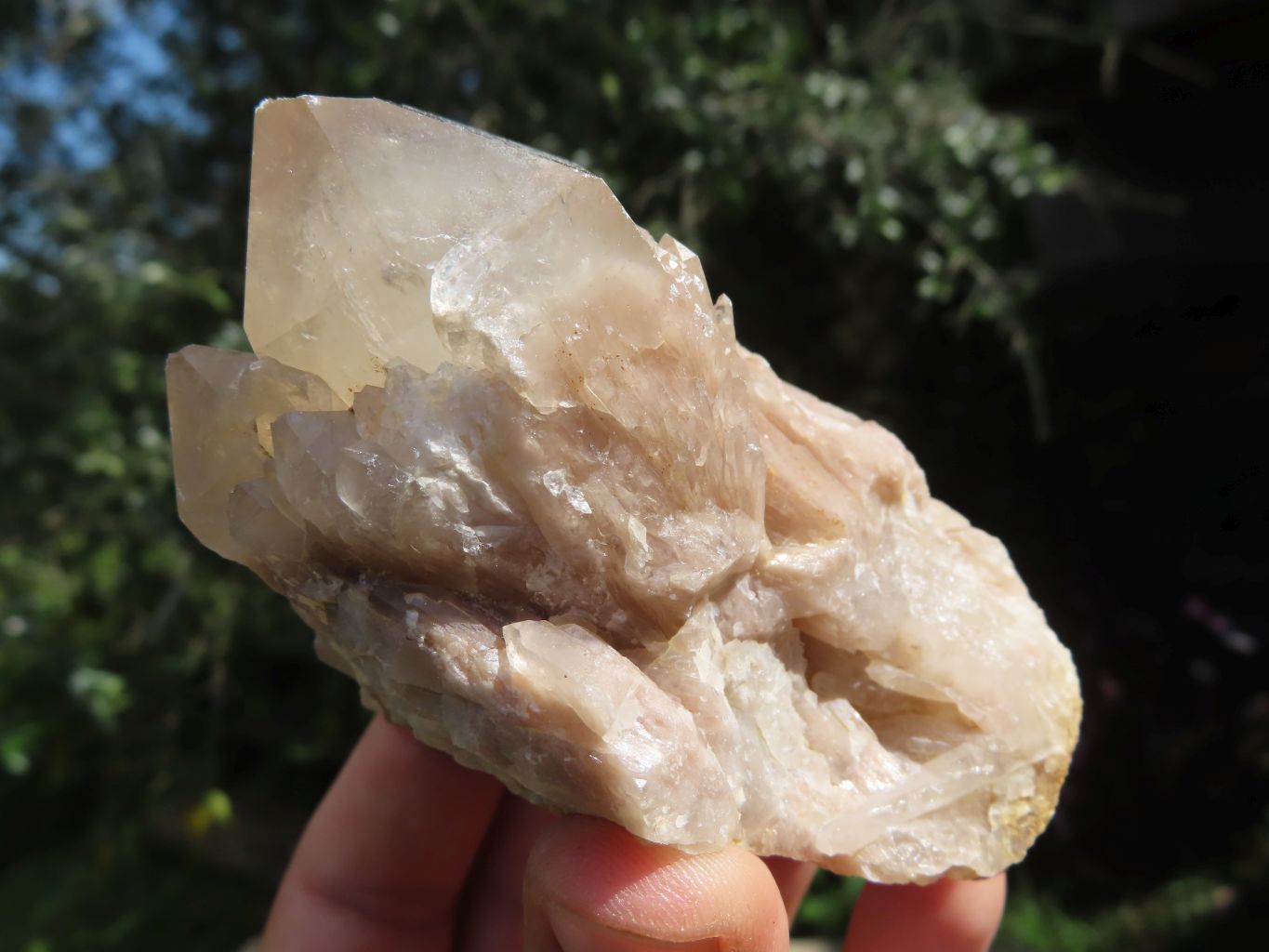 Natural Smokey Cascading Phantom Quartz Clusters x 6 From Luena, Congo - TopRock